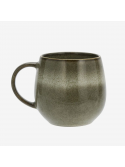 Mug en grès kaki – Madam Stoltz – 8 x 9 cm
