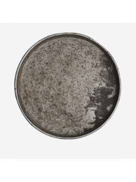 Plateau bistrot en fer recyclé – Ø 54 cm – Madam Stoltz