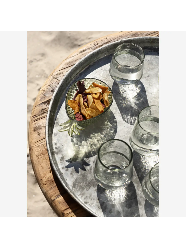 Plateau bistrot en fer recyclé – Ø 54 cm – Madam Stoltz