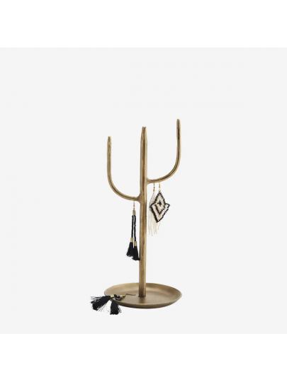 Présentoir à bijoux en laiton forgé main – H 24 cm – Madam Stoltz