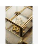 Lot de 2 boîtes à bijoux en verre et laiton vieilli – Madam Stoltz