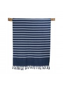 Serviette de plage Pestamal Haomy – 100% coton marine