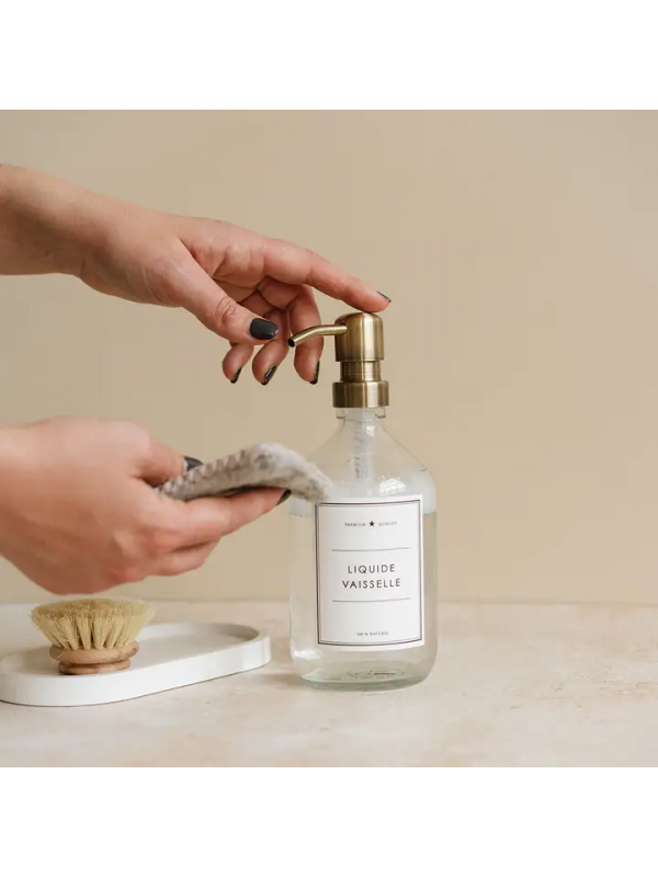 Flacon liquide vaisselle Les Flacons de l’Apothicaire transparent 250ml