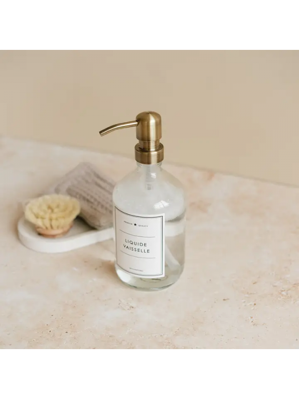 Flacon liquide vaisselle Les Flacons de l’Apothicaire transparent 250ml