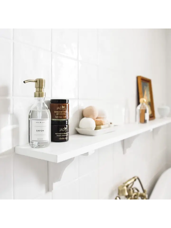 Flacon savon Les Flacons de l’Apothicaire transparent 250 ml