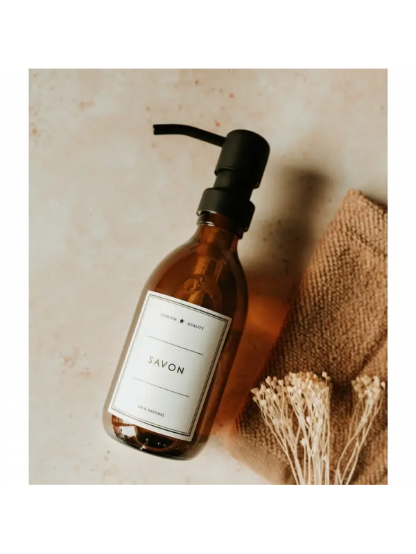 Flacon savon Les Flacons de l’Apothicaire ambré 250 ml