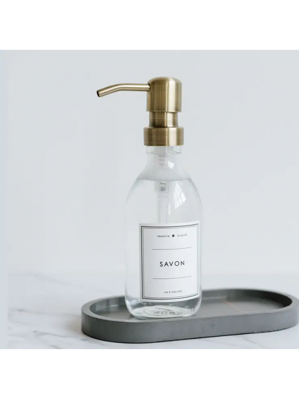 Flacon savon Les Flacons de l’Apothicaire transparent 250 ml