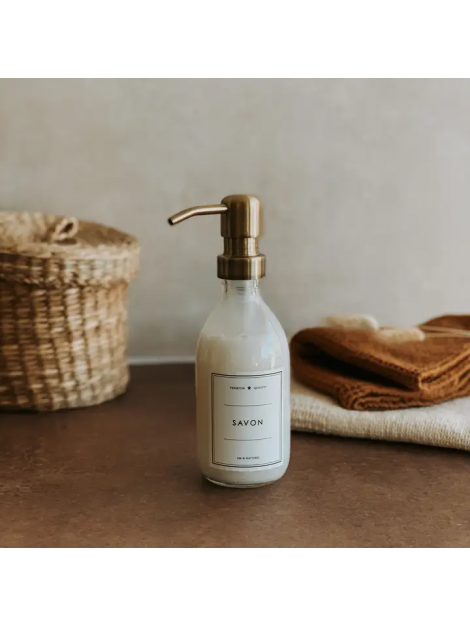 Flacon savon Les Flacons de l’Apothicaire transparent 250ml