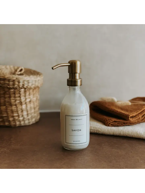 Flacon savon Les Flacons de l’Apothicaire transparent 250ml