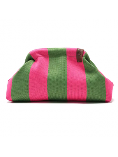 Pochette Emma 47 vert et rose Lot 83