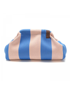 Pochette Emma 83 bleu et rose pâle