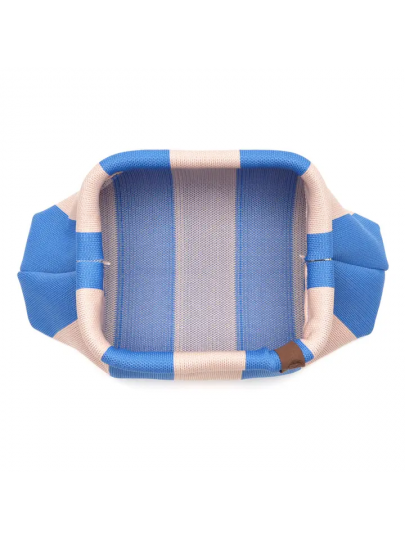 Pochette Emma 83 bleu et rose pâle Lot83
