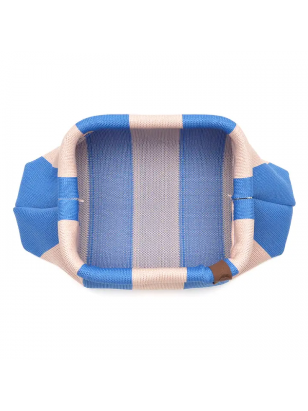 Pochette Emma 83 bleu et rose pâle Lot83
