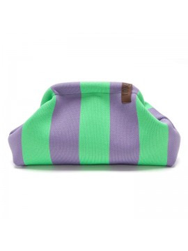 Pochette Emma 82 vert fluo et violet