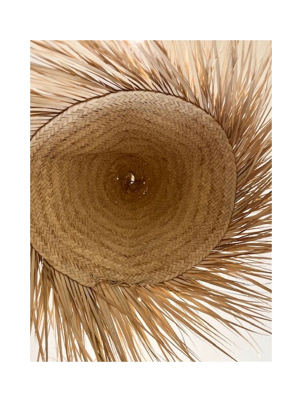 suspension franges feuilles de palmier 70 cm