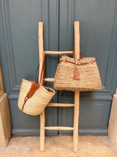 échelle en bois d'eucalyptus 150 cm