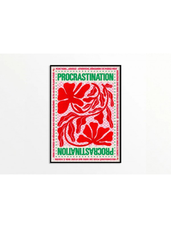 Puzzle 1000 "Procrastination" - Piece and Love
