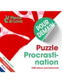 Puzzle 1000 "Procrastination" - Piece and Love
