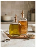 Bouteille de vinaigre Organic Les Flacons de l’Apothicaire transparente
