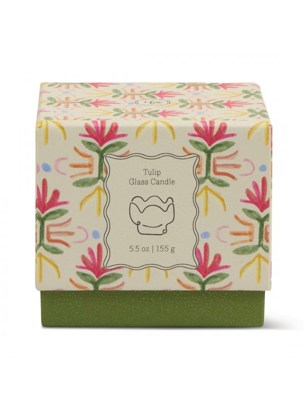 Bougie Tulipe Purple and Green - Paddywax